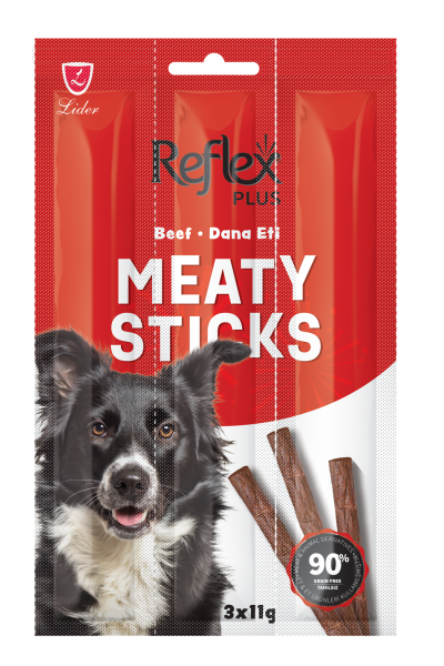 REFLEX PLUS 3'LÜ STİCK KÖPEK BİFTEKLİ
